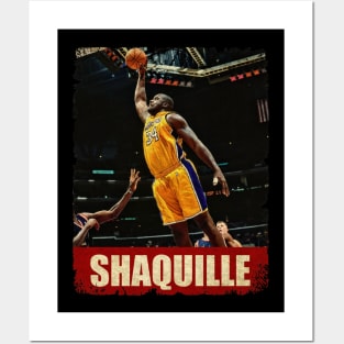 Shaquille O'neal - NEW RETRO STYLE Posters and Art